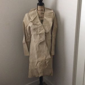 Tan suede coat